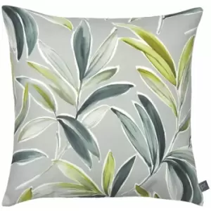 Prestigious Textiles - Ventura Tropical Leaves Print Cushion Cover, Chartreuse, 43 x 43 Cm