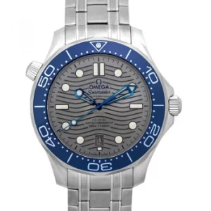 Seamaster Diver 300 M Co-Axial Master Chronometer 42mm Automatic Grey Dial Steel Mens Watch