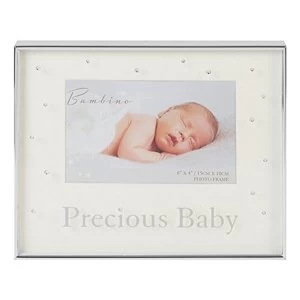 6" x 4" - Bambino Silver Plated Photo Frame - Precious Baby