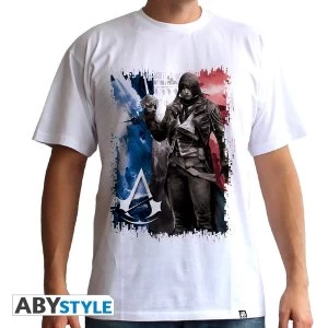 Assassins Creed - Ac5 - Flag Mens X-Small T-Shirt - White