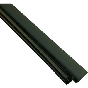 Wickes Brown Universal Edge Flashing for Polycarbonate Sheets 4000mm