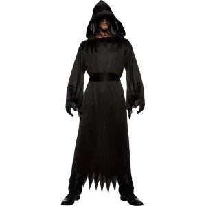 Amscan Mens Halloween Grim Reaper Costume (Black)