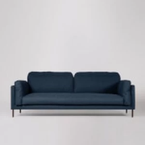 Swoon Munich Smart Wool 3 Seater Sofa - 3 Seater - Indigo