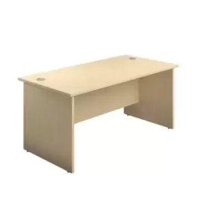 1600 X 800 Panel Rectangular Desk Maple