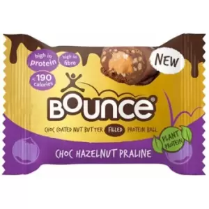 Bounce Dipped Hazelnut Praline Protein Ball - 40g x 12 - 702402