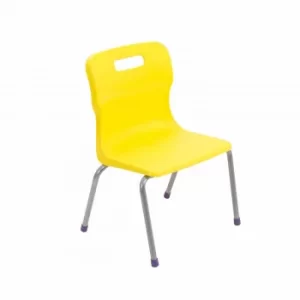 TC Office Titan 4 Leg Chair Size 2, Yellow