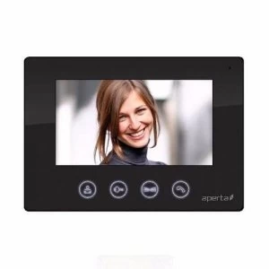 ESP Aperta Black Colour Video Door Entry Monitor for Multi Intercom System