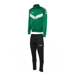 Hummel Essential Victory Poly Tracksuit Mens - Green