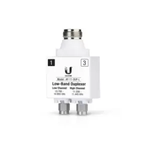 Ubiquiti Networks AF-11-DUP-L fibre optic adapter Silver,White