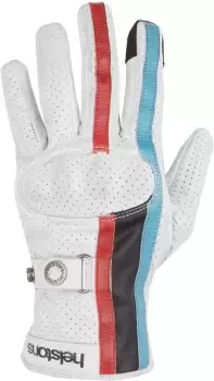 Helstons Eagle Air Motorcycle Gloves, white-red, Size 2XL, white-red, Size 2XL