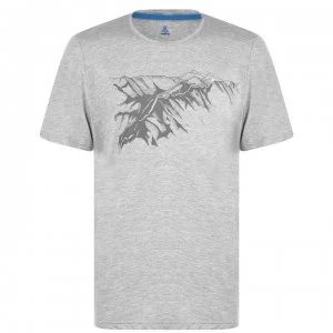 Odlo T Shirt Mens - Grey Melange