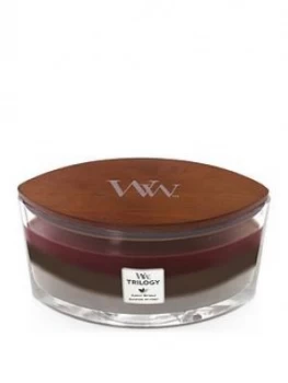 Woodwick Ellipse Trilogy Candle ; Forest Retreat