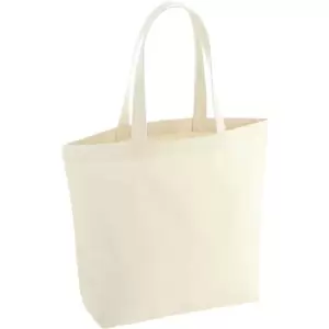 Maxi Recycled Tote Bag (One Size) (Natural) - Westford Mill