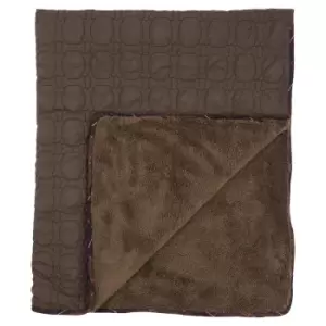 Barbour Dog Bone Quilted Blanket Classic Tartan One Size