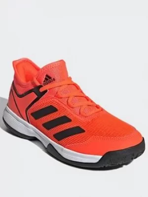 adidas Adizero Club Tennis Shoes, Orange/Black/White, Size 3.5