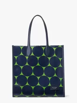 Kate Spade Gotham Joy Dot Canvas Large Tote Bag, Ks Green Multi, One Size