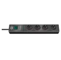 Brennenstuhl 1150610314 power extension 2m 4 AC outlet(s) Anthracite