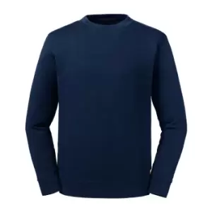 Russell Adults Unisex Pure Organic Reversible Sweatshirt (3XL) (French Navy)