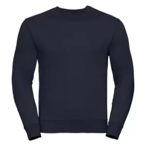 Russell Mens Authentic Sweatshirt (Slimmer Cut) (S) (French Navy)