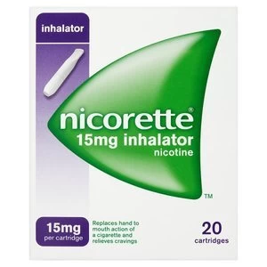 Nicorette 15mg Inhalator 20x Cartridges