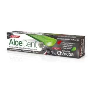 Aloe Vera Triple Action Charcoal Toothpaste AloeDent?(R) 100ml