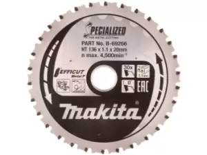 Makita B-69266 136mm 30t TCT Metal Efficut Blade