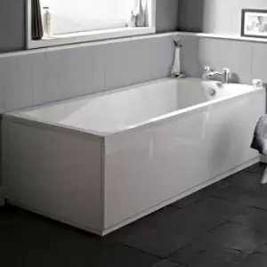 Linton Single Ended Rectangular Bath 1500mm x 700mm - Acrylic - Nuie