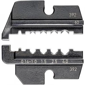 Knipex 97 49 60 Crimp inset Machined contacts Suitable for (pliers) HTS + Harting 0.14 up to 4 mm² Suitable for brand Knipex 97 43 200, 97 43 E, 97 43