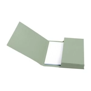 5 Star Document Wallet Full Flap Foolscap 285gms Green Pack of 50