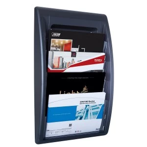 Fast Paper Oversized Quickfit Wall Display - Black
