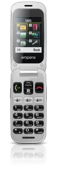 Emporia ONE 6.1cm (2.4") 80g Grey, Silver Senior phone