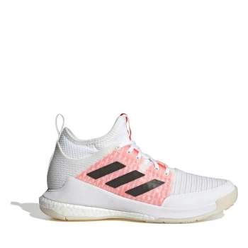adidas Crazy Flight Mid Womens Netball Trainers - White/Red