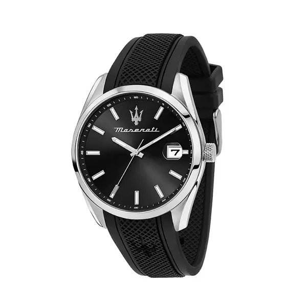 Maserati R8851151004 Attrazione Black Resin Strap Watch - W81183