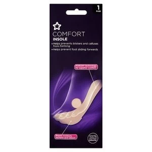 Superdrug Comfort Poron Ladies Shoe Insole 1 Pair