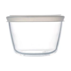 Pyrex Cook & Freeze Glass Round Dish with Plastic Lid, 15cm
