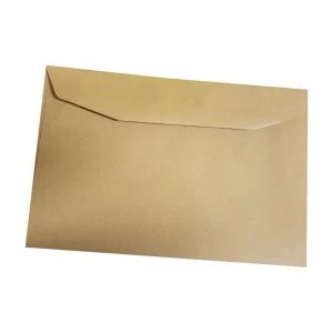 5 Star Office C6 Envelopes Recycled Lightweight Wallet Gummed 80gsm Manilla Pack of 2000
