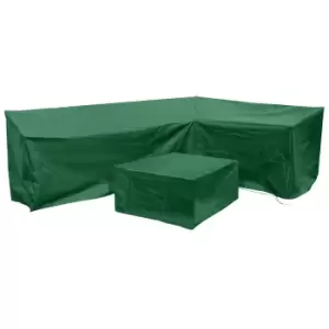 Cozy Bay Barbados Right-side L Shape Lounge Cover Set In Green