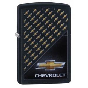 Zippo Chevrolet Logo Black Matte Finish Windproof Lighter
