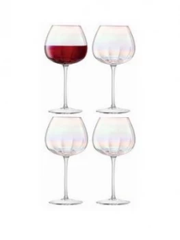 Lsa International Pearl Red Wine Glasses Set Of 4