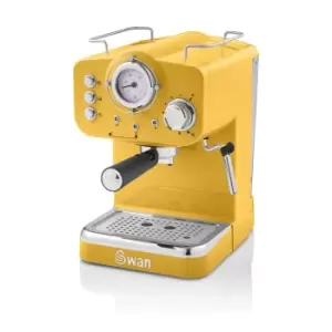 Swan SK22110YELN Pump Espresso Coffee Machine - Yellow