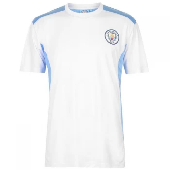 Source Lab Manchester City Poly T Shirt - Sky