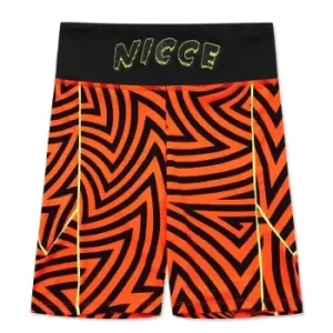 Nicce Sierra Cycle Shorts - Orange