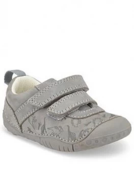 Start-rite Baby Boys Roar Strap Shoes - Grey, Size 3.5 Younger