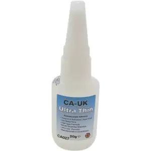 Ca-uk Ultra Thin Cyanoacrylate Superglue, Wicking Bond, 20g