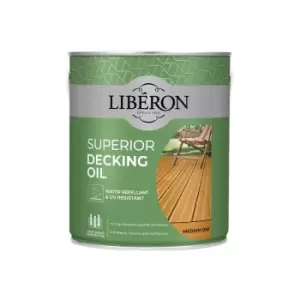 Liberon - 126104 Superior Decking Oil Medium Oak 2.5 litre LIB126104