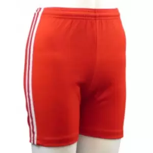 Carta Sport Womens/Ladies Stripe Shorts (24R) (Scarlet/White)