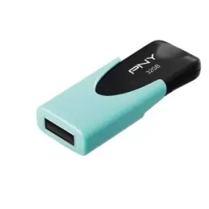 PNY 32GB Attach 4 USB flash drive USB Type-A 2.0 Turquoise