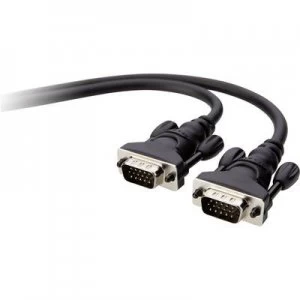 VGA Cable [1x VGA plug - 1x VGA plug] 1.80 m Black 640 x 480 p Belkin