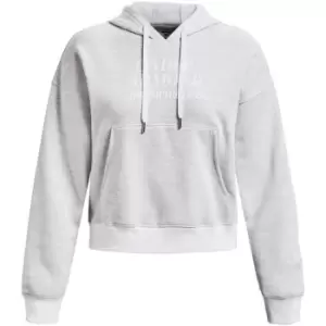 Under Armour Armour Essential Script Hoodie Womens - White