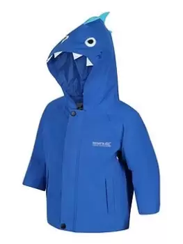 Boys, Regatta Kids Shark Waterproof Jacket - Blue Size 2-3 Years
